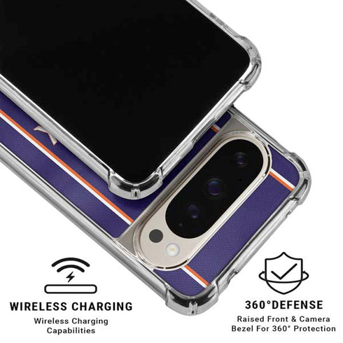 NBA Phoenix Suns Jersey Google Pixel 9 Pro XL Clear Case